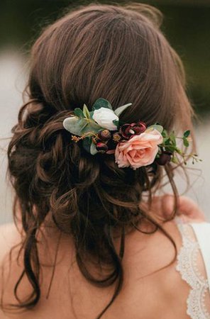 MESMERIZING WEDDING HAIRSTYLES WITH FLOWERS