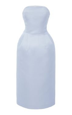 Marina Moscone Sculpted Peplum Midi Dress