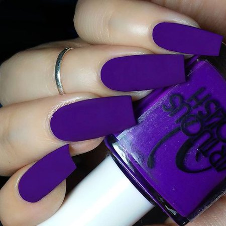 Purple/Indigo Nails