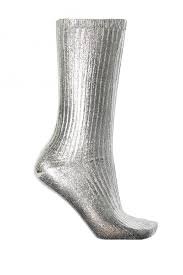 silver socks grey