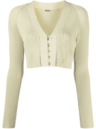 Shop Cult Gaia Beverly knit cropped cardigan with Express Delivery - FARFETCH