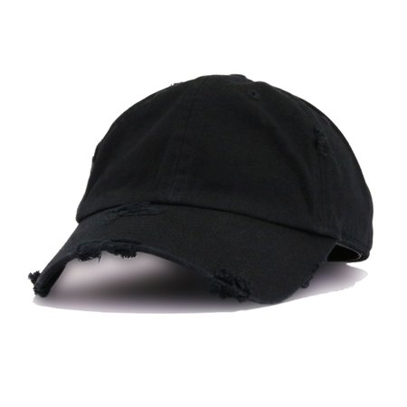 Distressed Black KBEthos Vintage Dad Hat