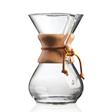 CHEMEX 6-Cup Pour-Over Glass Handle Coffee Maker (30oz) - www.valeriocoffee.com