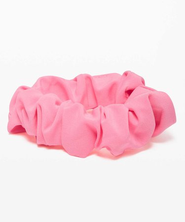 Lululemon Uplifting Scrunchie - Pink Shell - lulu fanatics