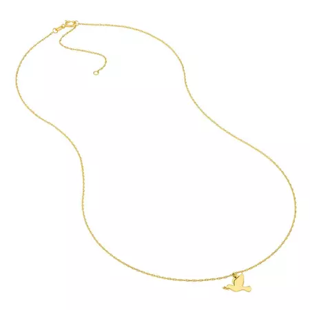 14K Yellow Gold So You Dove Necklace