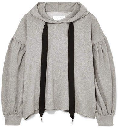 Marques' Almeida - Oversized Cotton-jersey Hoodie - Gray