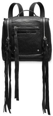 Loveless Mini Convertible Textured-leather Backpack