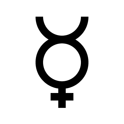 symbol for mercury astrology - Google Search