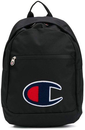 appliqué logo backpack