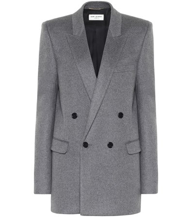 Saint Laurent - Wool and cashmere blazer | Mytheresa