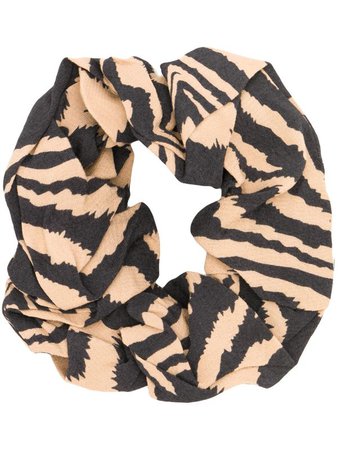 tiger print scrunchie