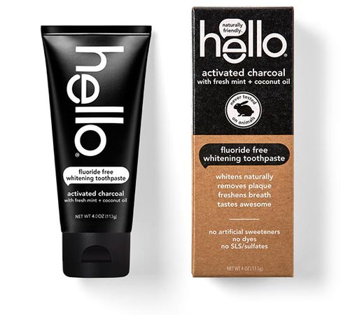 Activated Charcoal Toothpaste for Teeth Whitening | Hello Products