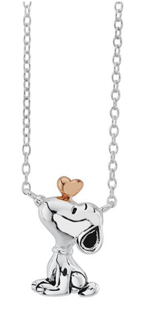 2 toned snoopy necklace