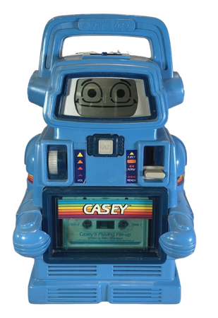 toy robot cassette player