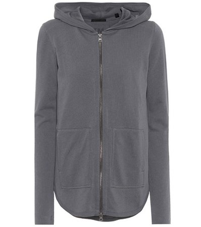 French Terry cotton hoodie
