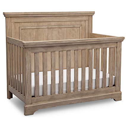 Amazon.com : Simmons Kids SlumberTime Paloma 4-in-1 Convertible Baby Crib, Rustic Grey : Baby