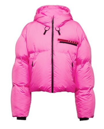 Prada Pink Puffer Coat