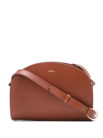 Shop A.P.C. Demi-lune crossbody bag with Express Delivery - FARFETCH