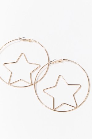 Star Hoop Earrings | Forever 21