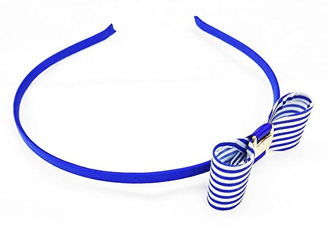 Fairytale Blue White Fabric Beautiful Bow Hair Band for Little Girls (1 to 14): Amazon.in: Jewellery