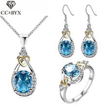 Wyprzedaż blue jewelry set Galeria - Kupuj w niskich cenach blue jewelry set Zestawy na Aliexpress.com - Strona blue jewelry set