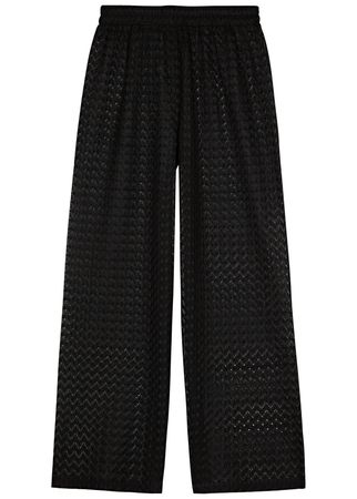 MELISSA ODABASH Sienna crochet-lace trousers | Harvey Nichols