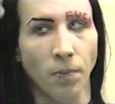Marilyn Manson Fuck Eyebrow
