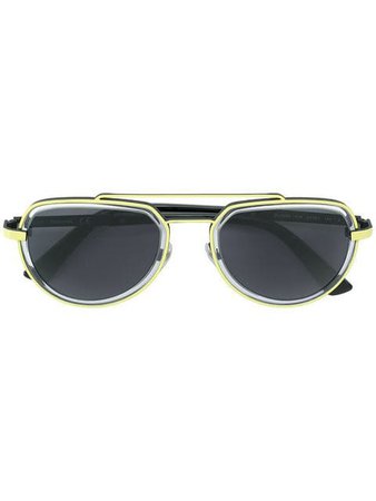 Diesel aviator frame sunglasses