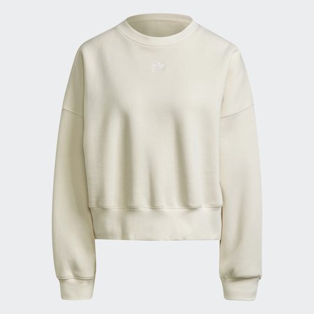 adidas Adicolor Essentials Fleece Sweatshirt - White | adidas US