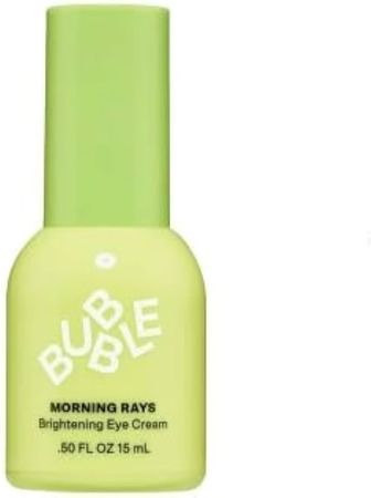 Amazon.com: Bubble Skincare Morning Rays Brightening Eye Cream, Everyday Care, All Skin Types, Unisex, 0.5 fl oz / 15ml : Beauty & Personal Care