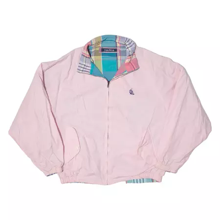 NAUTICA Reversible Lined Jacket Pink Womens L – Go Thrift