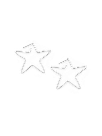Open Star Design Drop Earrings 1pair | SHEIN USA