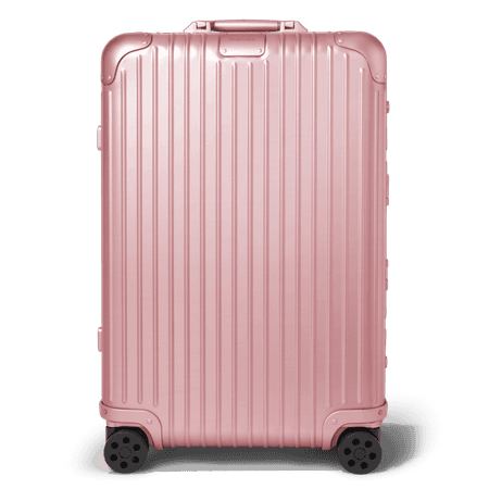 Original Check-In M Aluminum Suitcase | Quartz Pink | RIMOWA