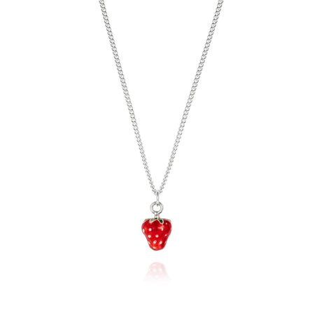strawberry necklace