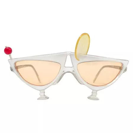 Vintage Anglo American Optical " GIN FIZZ " Sunglasses 1970 Made in England For Sale at 1stDibs