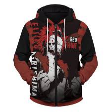 red riot zipper hoodie - Google Search