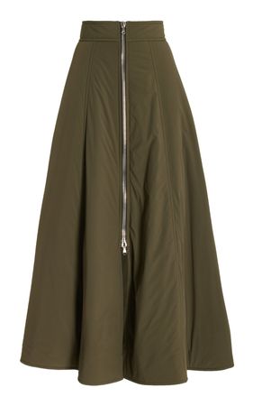 The Becca Zippered Midi Skirt By Brandon Maxwell | Moda Operandi