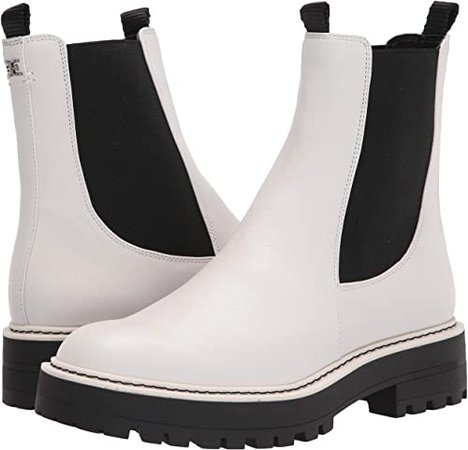 Amazon.com | Sam Edelman Women's Laguna Chelsea Boot Bright White 5 Medium | Ankle & Bootie