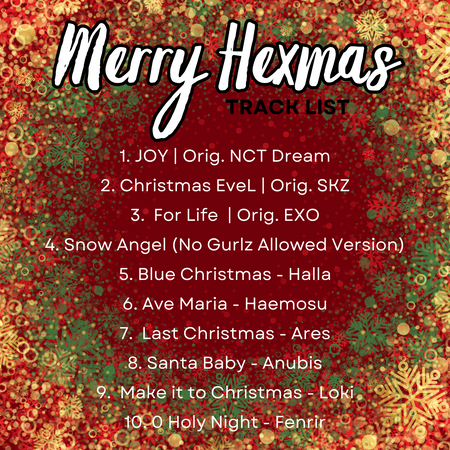 Hexy Boys Merry Hexmas Christmas Album Track List