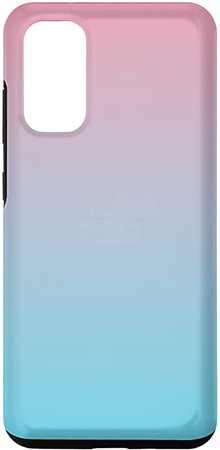 Amazon.com: Galaxy S20 Pink Blue Pastel Ombre Gradient Chic Modern Trendy Fade Case