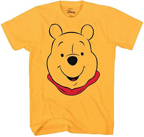 Amazon.com: Winnie the Pooh Disney Character Face Costume T-Shirt (Winnie the Pooh, Gold, Large): Clothing