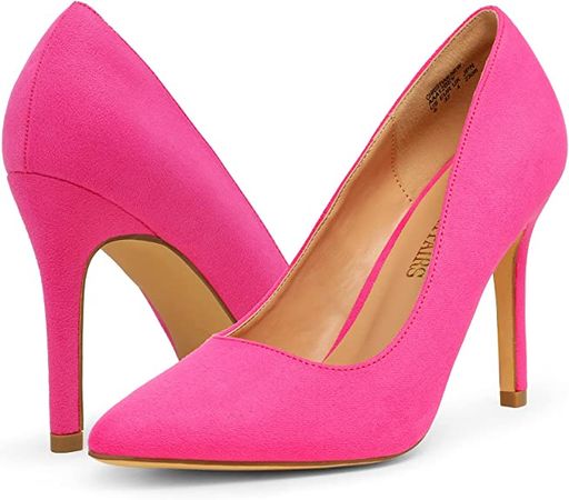 Amazon.com | DREAM PAIRS Women's Closed Toe High Heels Dress Pointed Toe Wedding Pump Shoes | Pumps