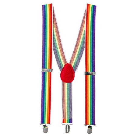 Rainbow Suspenders | Party City