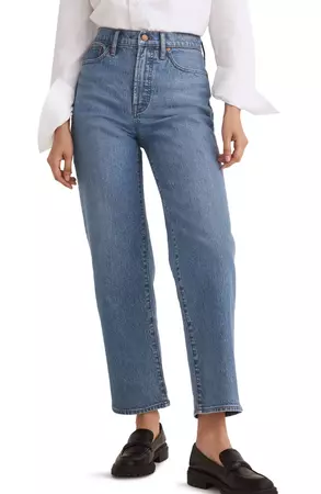 Madewell The Perfect Crop Wide Leg Jeans | Nordstrom