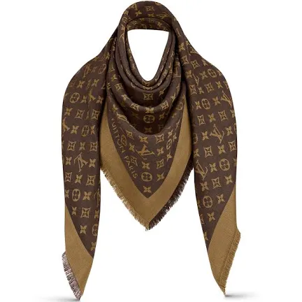brown lv scarf
