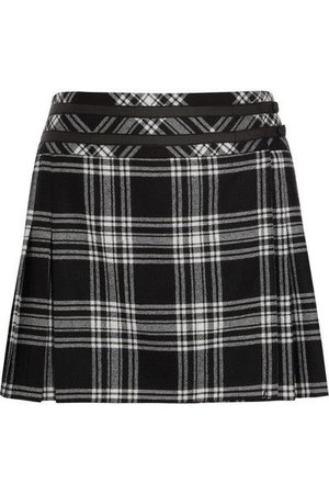 Karl Lagerfeld | Veronica tartan wool mini skirt