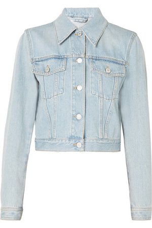 Gucci | Veste raccourcie en jean à appliqués | NET-A-PORTER.COM