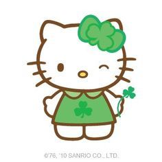 Hello Kitty St Patrick's Day