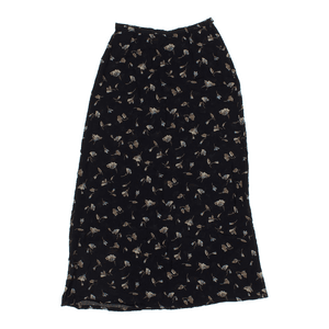 grunge floral skirt