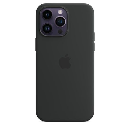 Coque en silicone avec MagSafe pour iPhone 14 Pro Max - Minuit - Apple (FR)